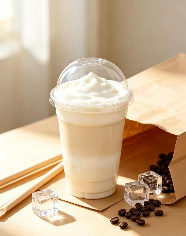 PP blow-molded milk tea cup
